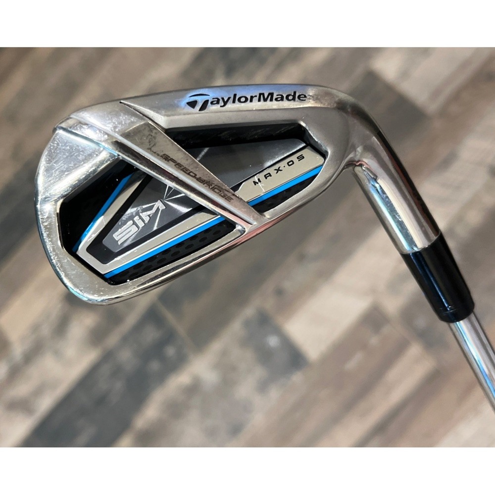 TaylorMade SIM MAX-OS Single 7 Iron 2* Up 1* FL XP95 Regular Flex Steel Shaft RH